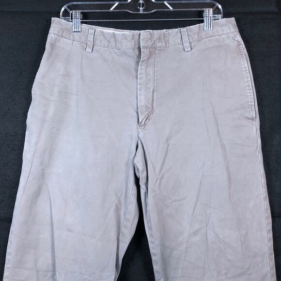 Banana Republic Mens Pants Gray Gavin Chino Straight 100% Cotton 33x32 - Picture 2 of 13